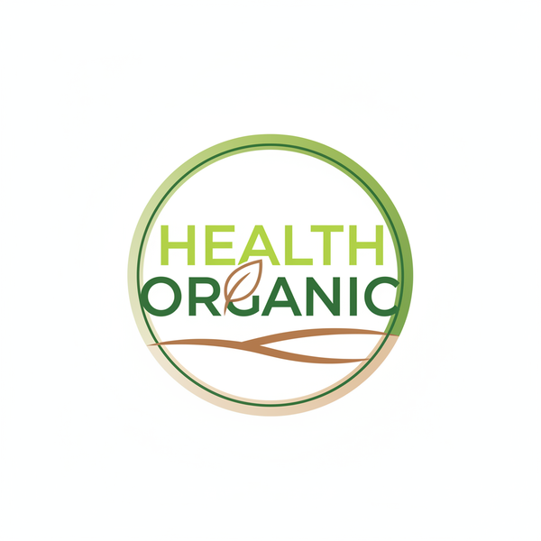 Health Organic make image for my store logo with thsi name